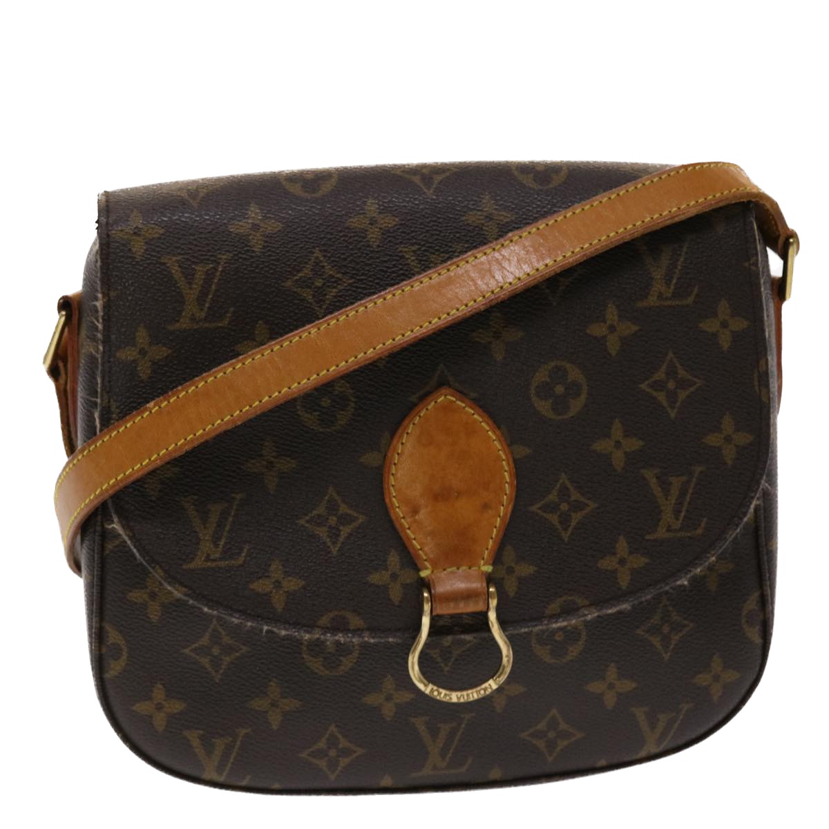 Louis Vuitton Monogram Saint Cloud Gm Shoulder Bag M51242 Lv Auth 47009